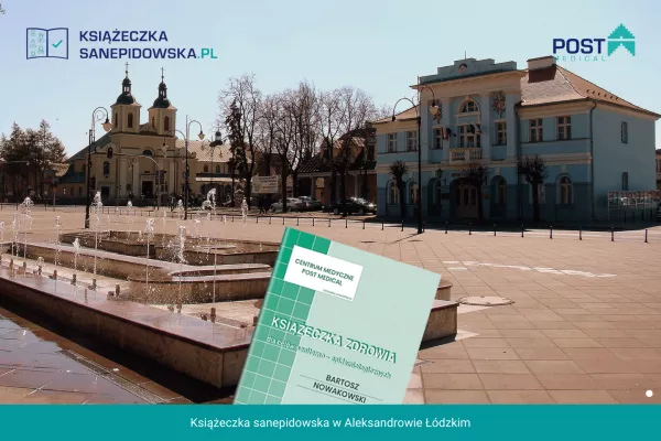 Książeczka sanepidowska Aleksandrów Łódzki