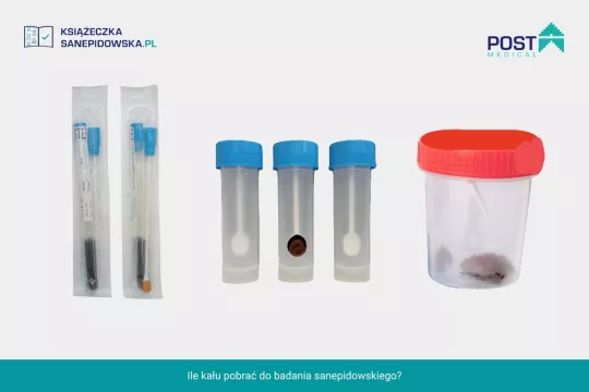 Ile kału do badania sanepidowskiego?