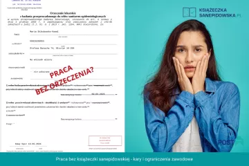 Praca bez książeczki sanepidowskiej - kary i ograniczenia zawodowe