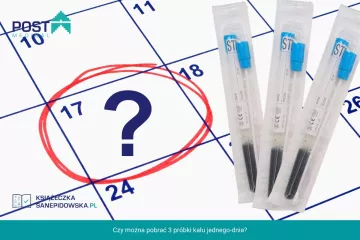 Czy można pobrać 3 próbki kału jednego dnia?