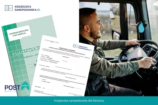 Książeczka sanepidowska dla kierowcy - procedury i wymogi
